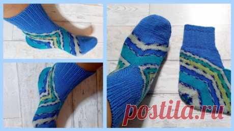 Носки"БУМЕРАНГ"от пятки-Мой Вариант_МК Часть2 | Maria Stricker | Дзен