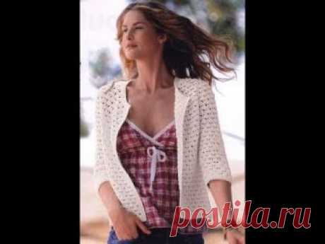 ЖАКЕТ КРЮЧКОМ. РАЗБОР УЗОР+СХЕМА+ВЫКРОЙКА || JACKET CROCHET. THE PARSING PATTERN+SCHEME+PATTERN
