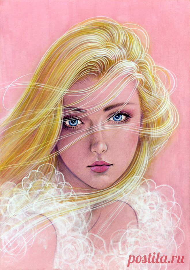 Твои прекрасные глаза... Художник Ichiro Tsuruta (Ичиро Цурута-鶴田一郎).