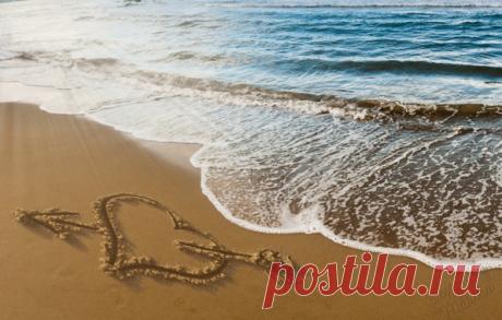 Обои sand, heart, beach, love, sea, design by marika, пляж, песок картинки на рабочий стол