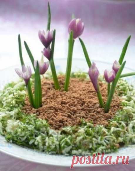 Салат» Весенние подснежники» | Краше Всех