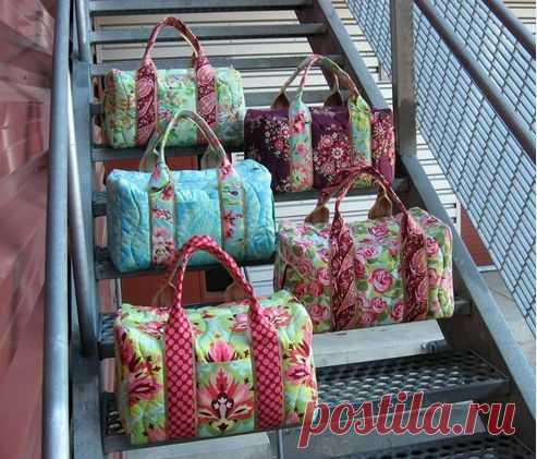 Studio Cherie's Quilted Travel Duffel - PDF Sewing Pattern
