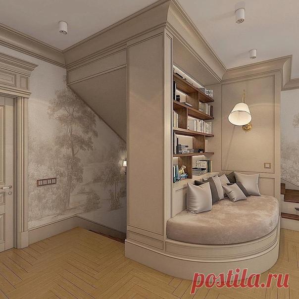 Красивое оформление лестницы