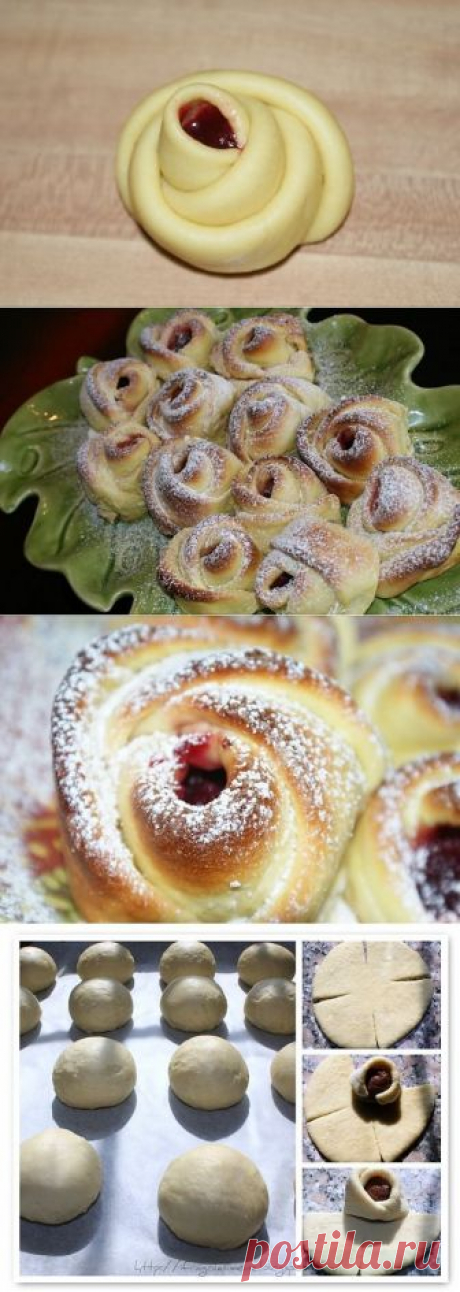 rose buns