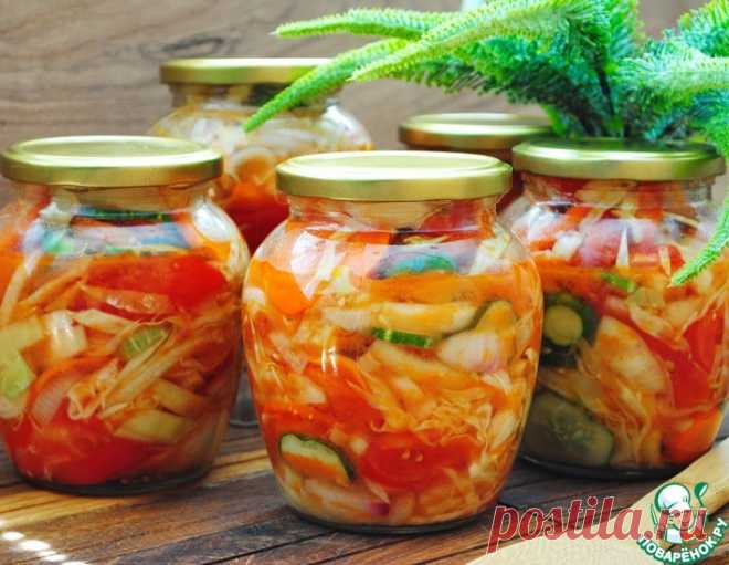 Овощной салат на зиму – кулинарный рецепт