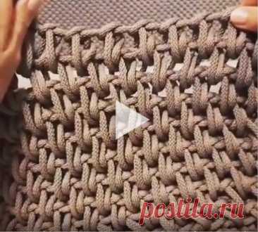How to knit single crochet video tutorial