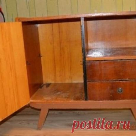 Забрали у бабушки старый комод 1956 года выпуска. Посмотрите, что сделал папа для дочки...