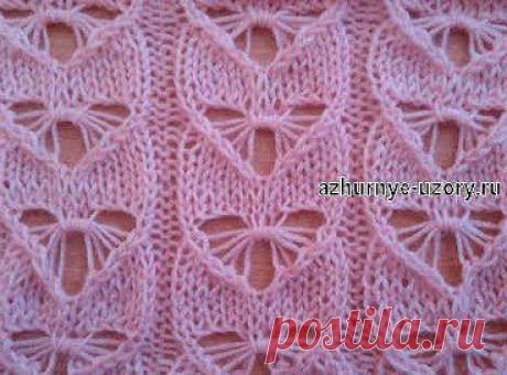 Подробно по ссылке

№7 Ажурный узор с распущенными рядами | Ажурные Узоры
Очень красивый и не сложный ажурный узор для вязания спицами для летних вещей. В рапорте четырнадцать петель. В работе учитывайте петли рапорта, две петли после рапорта и петли для кромок. На схеме ...