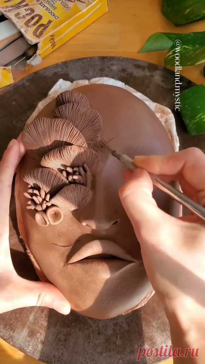 лепка маски