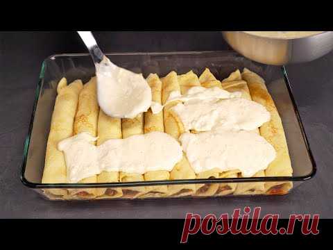 Праздник вкуса! БЛИНЫ ПО-ЦАРСКИ С МЯСОМ И СОУСОМ БЕШАМЕЛЬ. Рецепт от Всегда Вкусно!