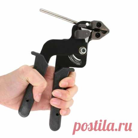 Stainless steel cable tie fasten pliers crimper tensioner cutting tools Sale - Banggood.com