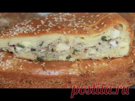 Быстрый рыбный пирог, просто и очень вкусно. Рецепт проще простого!