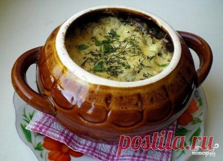 Картофель с грибами в горшочках - пошаговый кулинарный рецепт на Повар.ру
