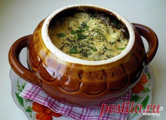 Картофель с грибами в горшочках - пошаговый кулинарный рецепт на Повар.ру