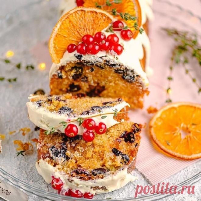 Рецепт Новогодний кекс. Рецепт от alina2cake_school