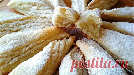 НЕЖНЫЕ РАССЫПЧАТЫЕ СЛОЙКИ На КЕФИРЕ! Очень ВКУСНО!
