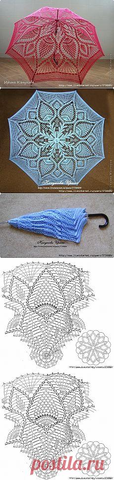 вязаные зонтики | наталья ревенко | Posts about knitting on Postila