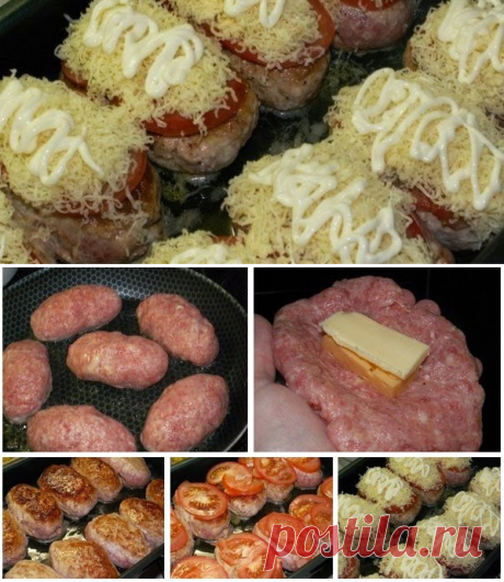 Лучшие кулинарные рецепты : Котлетки под шубкой