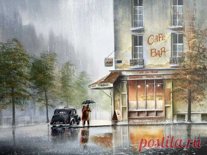 Танго дождя...Французский художник Jeff Rowland