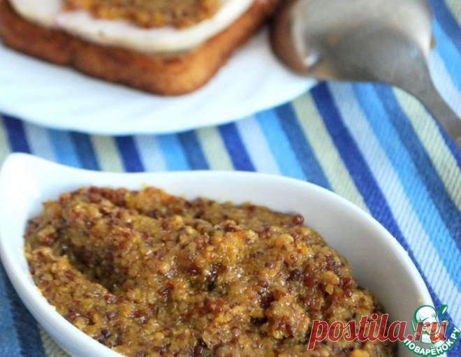 Горчица цельнозерновая – кулинарный рецепт