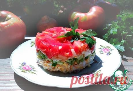 Салат мясной с овощами "Август" - кулинарный рецепт