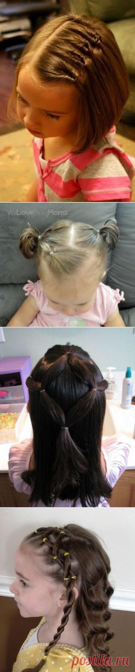 Для маленьких девочек: причёски.