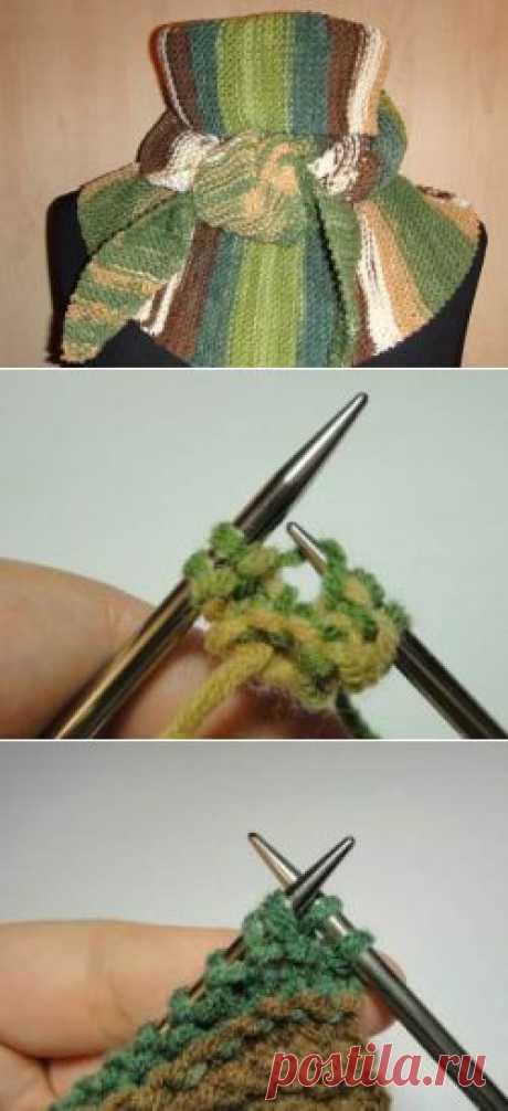 Как связать спицами бактус?