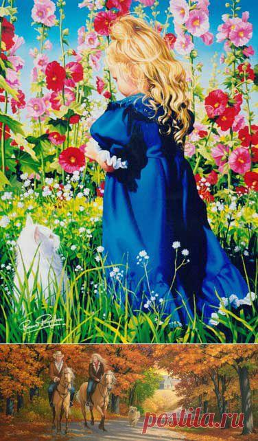 Канадская художница Rosanne Pomerleau, род.1958