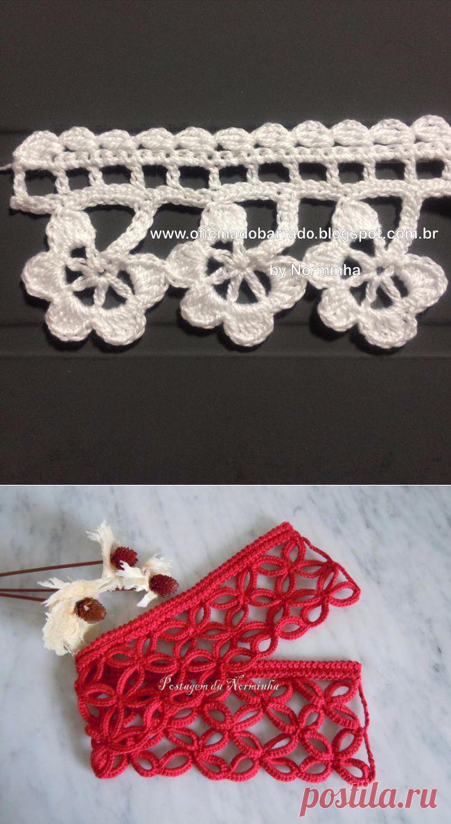 Кружева крючком Уроки