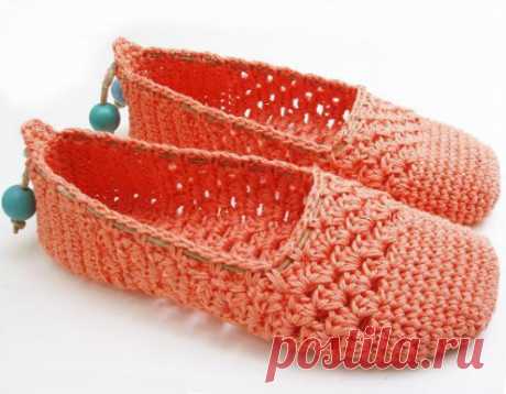 Prácticas Ideas para el Hogar...: Como hacer Pantunflas modernas Crochet