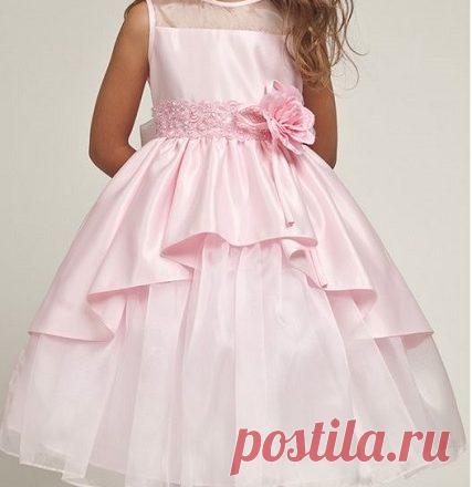 Праздничное платье с наложением.Схемы.