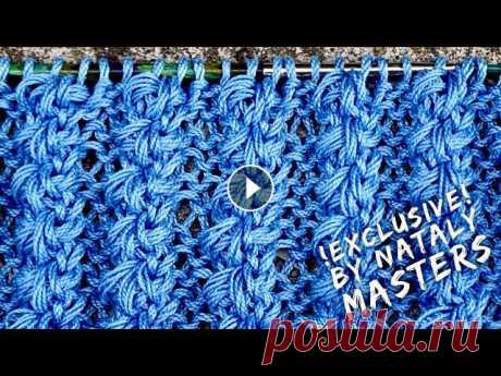 Необыкновенная РЕЗИНКА спицами "Delphinium" /Мой авторский узор! / Exclusive knitting pattern ЭКСКЛЮЗИВ: резинка спицами "Delphinium". Exclusive knitting pattern.Обзор на пряжу "Betty" смотрите тут - Приобрести пряжу "B...