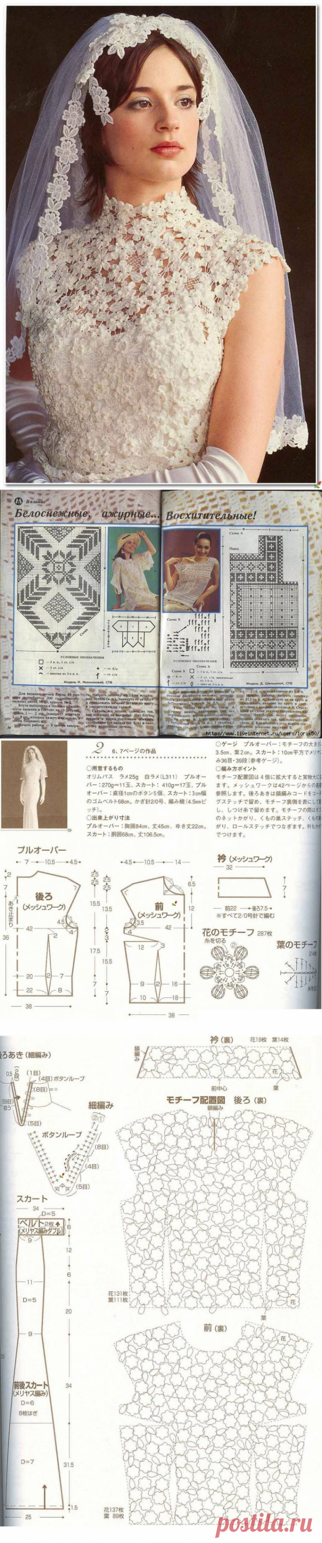 Свадебные платья.(подборка): Дневник группы «ВЯЖЕМ ПО ОПИСАНИЮ»: Группы - женская социальная сеть myJulia.ru