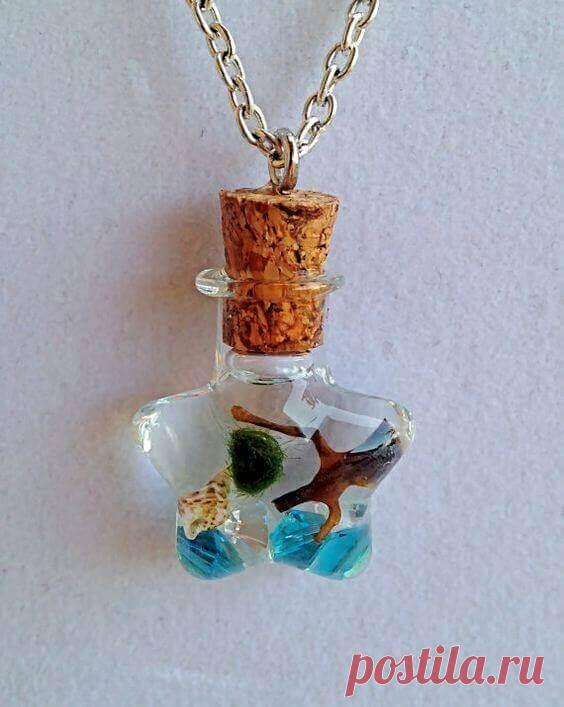 Миниатюрный аквариум как элемент декора ~ Planetalsad