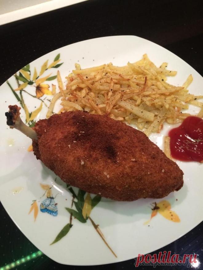 Котлета по-киевски с картофелем пай | Четыре вкуса