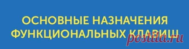 Для чего нужны клавиши от F1 до F12 на клавиатуре.