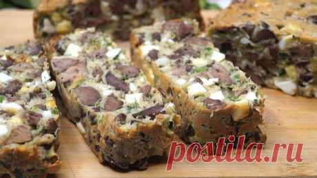 Закусочный пирог – пошаговый рецепт с фотографиями