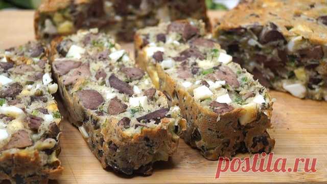 Закусочный пирог – пошаговый рецепт с фотографиями