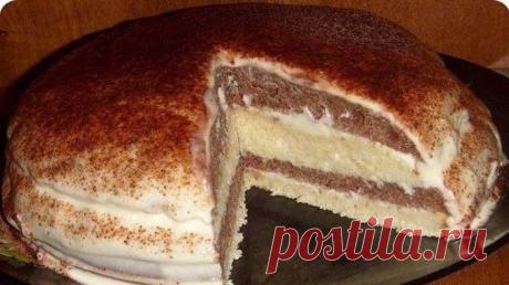 Остался стакан кефира? Рекомендую испечь этот восхитительный и простой тортик! - Кулинарный Гуру Нежный торт на кефире — очень простой и вкусный настолько, что можно...