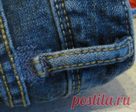 КАК ПРОСТО ОТРЕМОНТИРОВАТЬ ВЫРВАННУЮ ШЛЁВКУ НА ДЖИНСАХ (Шитье и крой) – Журнал Вдохновение Рукодельницы