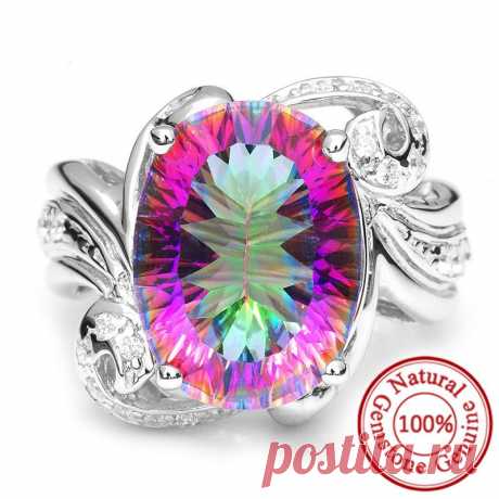 Роскошные-11ct-подлинная-радуга-своих-мистик-камень-драгоценный-камень-топаз-кольцо-чистого-твердого-стерлингового-серебра-925.jpg (800×800)