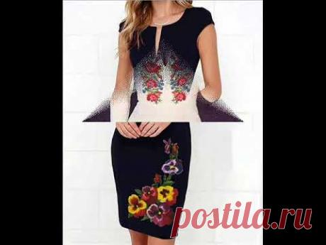 Заготовки платья под вышивку