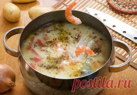 Для тех, кто любит креветки: как приготовить с ними вкусный суп? / Простые рецепты