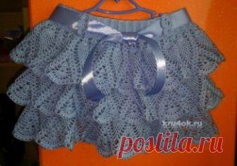 Юбка для девочки крючком. Мастер — класс! Мастер - класс по вязанию детской юбочки от Марины Гололобовой. Для вязания юбочки вам потребуется пряжа 100% хлопок и крючок № 1,5 Набираем 15 в.п и вяжем пояс