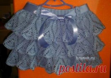 Юбка для девочки крючком. Мастер — класс!
