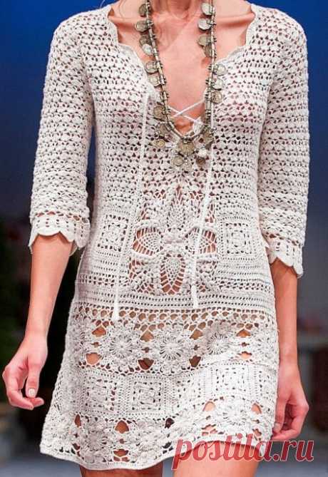 Crochet tunic Crochet tunic, free pattern
