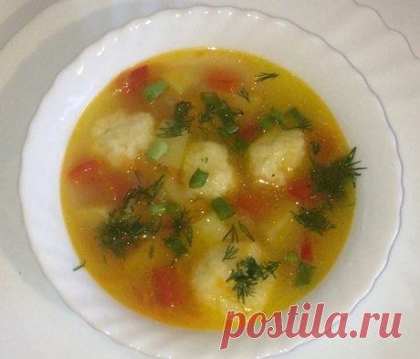 Овощной суп с сырными шариками - Простые рецепты Овкусе.ру