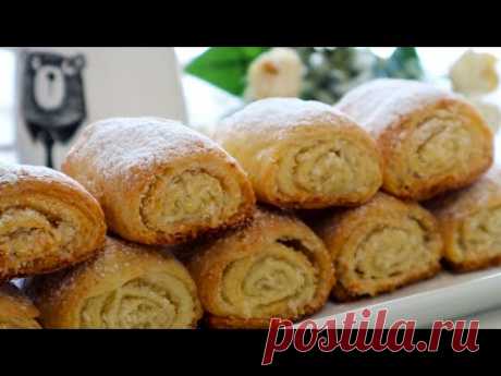 Быстро к ЧАЮ! ТВОРОЖНЫЕ Вкуснейшие ТРУБОЧКИ с начинкой - YouTube