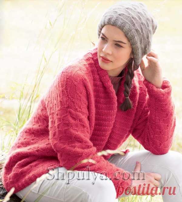 Вязаный жакет и шапка спицами - SHPULYA.com