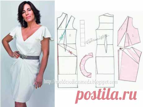 VESTIDO- Moldes Moda por Medida